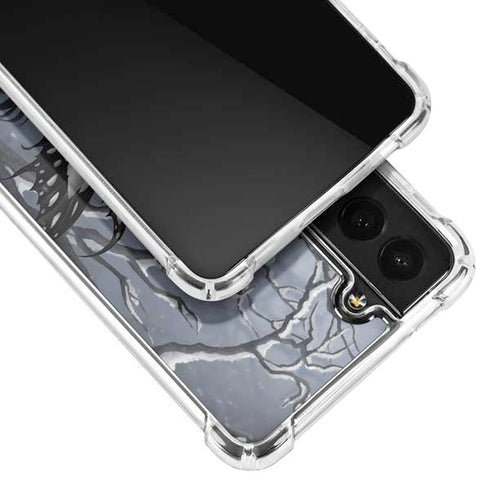 Fairy with Owl in Snow by Nene Thomas Galaxy S21 FE Clear Case